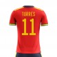 Spanien Fernando Torres 11 2023/2024 Hemma Fotbollströjor Kortärmad